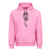 Fuchsia Pink dark mark Urban Hoodie - artisFamous