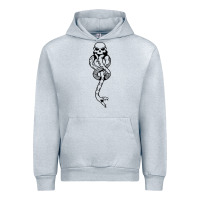 Heather Grey dark mark Urban Hoodie - artisFamous