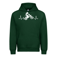 Forest Green dirt bike Urban Hoodie - artisFamous