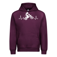 Mauve Wine dirt bike Urban Hoodie - artisFamous