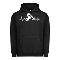 Pigment Black dirt bike Urban Hoodie - artisFamous