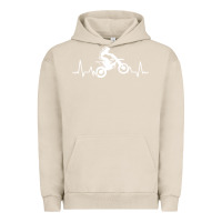 Pigment French Oak dirt bike Urban Hoodie - artisFamous