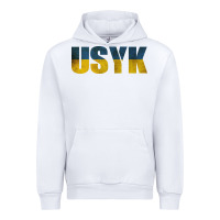 White USYK Urban Hoodie - artisFamous