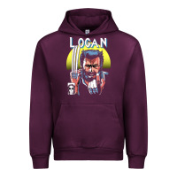 Mauve Wine old man logan cover Urban Hoodie - artisFamous