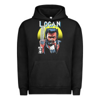 Pigment Black old man logan cover Urban Hoodie - artisFamous