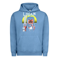 Pigment Pebble Blue old man logan cover Urban Hoodie - artisFamous