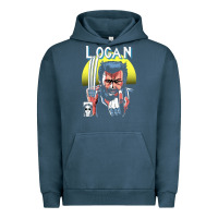 Pigment Midnight Navy old man logan cover Urban Hoodie - artisFamous