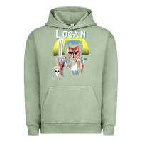 Pigment Oil Green old man logan cover Urban Hoodie - artisFamous