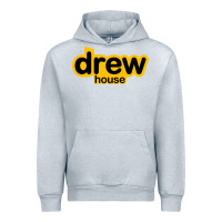 Heather Grey drew smile house Urban Hoodie - artisFamous