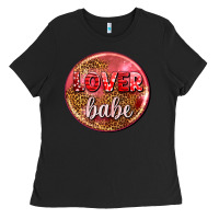 Black lover babe olivia Ladies Tee - OliviaCreatesArt