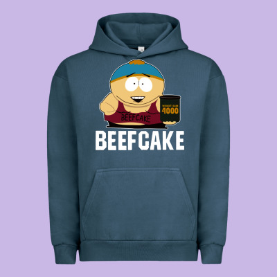 Beefcake Urban Hoodie Designed By Artisfamous