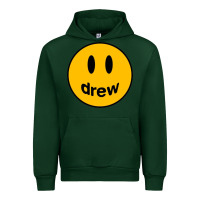 Forest Green Drew Smile House Urban Hoodie - artisFamous