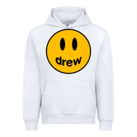 White Drew Smile House Urban Hoodie - artisFamous