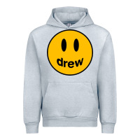 Heather Grey Drew Smile House Urban Hoodie - artisFamous