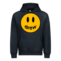 Navy Drew Smile House Urban Hoodie - artisFamous