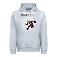 Heather Grey streetlight manisfesto vertigo Urban Hoodie - artisFamous