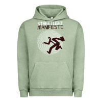 Pigment Oil Green streetlight manisfesto vertigo Urban Hoodie - artisFamous