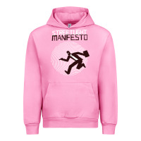 Fuchsia Pink streetlight manisfesto vertigo Urban Hoodie - artisFamous