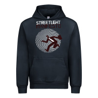 Navy streetlight manisfesto vertigo Urban Hoodie - artisFamous
