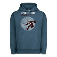 Pigment Midnight Navy streetlight manisfesto vertigo Urban Hoodie - artisFamous