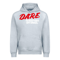 Heather Grey dare shirt Urban Hoodie - artisFamous