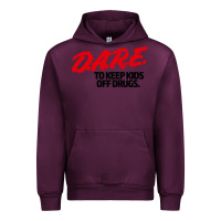 Mauve Wine dare shirt Urban Hoodie - artisFamous