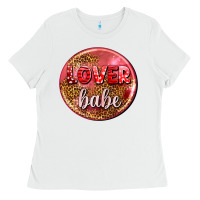 White lover babe olivia Ladies Tee - OliviaCreatesArt