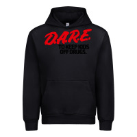 Black dare shirt Urban Hoodie - artisFamous