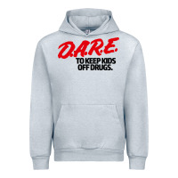 Heather Grey dare shirt Urban Hoodie - artisFamous
