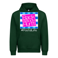 Forest Green back and body hurts Urban Hoodie - artisFamous