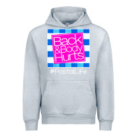 Heather Grey back and body hurts Urban Hoodie - artisFamous
