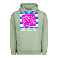 Pigment Oil Green back and body hurts Urban Hoodie - artisFamous