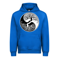 Cobalt tree of life yin yang Urban Hoodie - artisFamous