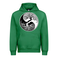 Emerald tree of life yin yang Urban Hoodie - artisFamous