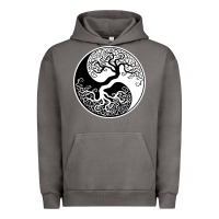 Pigment Tornado tree of life yin yang Urban Hoodie - artisFamous