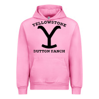 Fuchsia Pink black stone dutton ranch Urban Hoodie - artisFamous