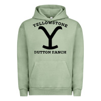Pigment Oil Green black stone dutton ranch Urban Hoodie - artisFamous