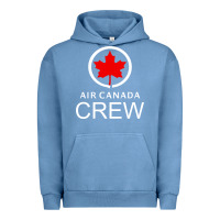 Pigment Pebble Blue aviation air canada crew Urban Hoodie - artisFamous