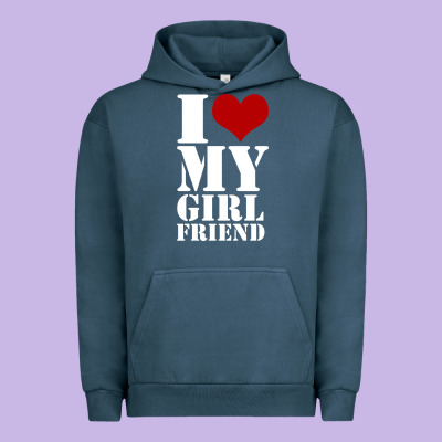 I Heart My Girlfriend Shirt Urban Hoodie Designed By Artisfamous