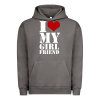 Pigment Tornado i heart my girlfriend shirt Urban Hoodie - artisFamous