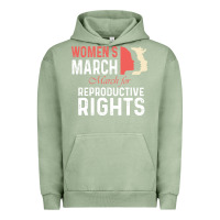 Pigment Oil Green women’s march for reproductive rights pro choice feminist, women’s Urban Hoodie - artisFamous