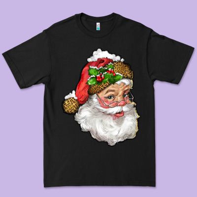 Santa With Snow Premium Tee Designed By Ranaportraitstore