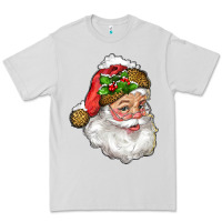Dove Grey santa with snow Premium Tee - RanaPortraitStore