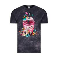Cloud Black Mexican Day Of The Dead Skulls Coffee Cup Vintage Tee - FaDigitalArtStudio