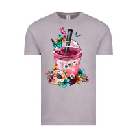 Vintage Zinc Mexican Day Of The Dead Skulls Coffee Cup Vintage Tee - FaDigitalArtStudio