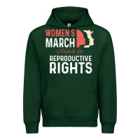 Forest Green women’s march for reproductive rights pro choice feminist, women’s Urban Hoodie - artisFamous