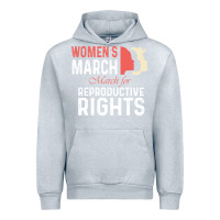Heather Grey women’s march for reproductive rights pro choice feminist, women’s Urban Hoodie - artisFamous