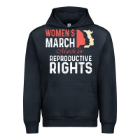 Navy women’s march for reproductive rights pro choice feminist, women’s Urban Hoodie - artisFamous