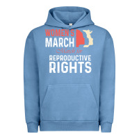 Pigment Pebble Blue women’s march for reproductive rights pro choice feminist, women’s Urban Hoodie - artisFamous