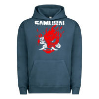 Pigment Midnight Navy cyberpunk 2077 Urban Hoodie - artisFamous
